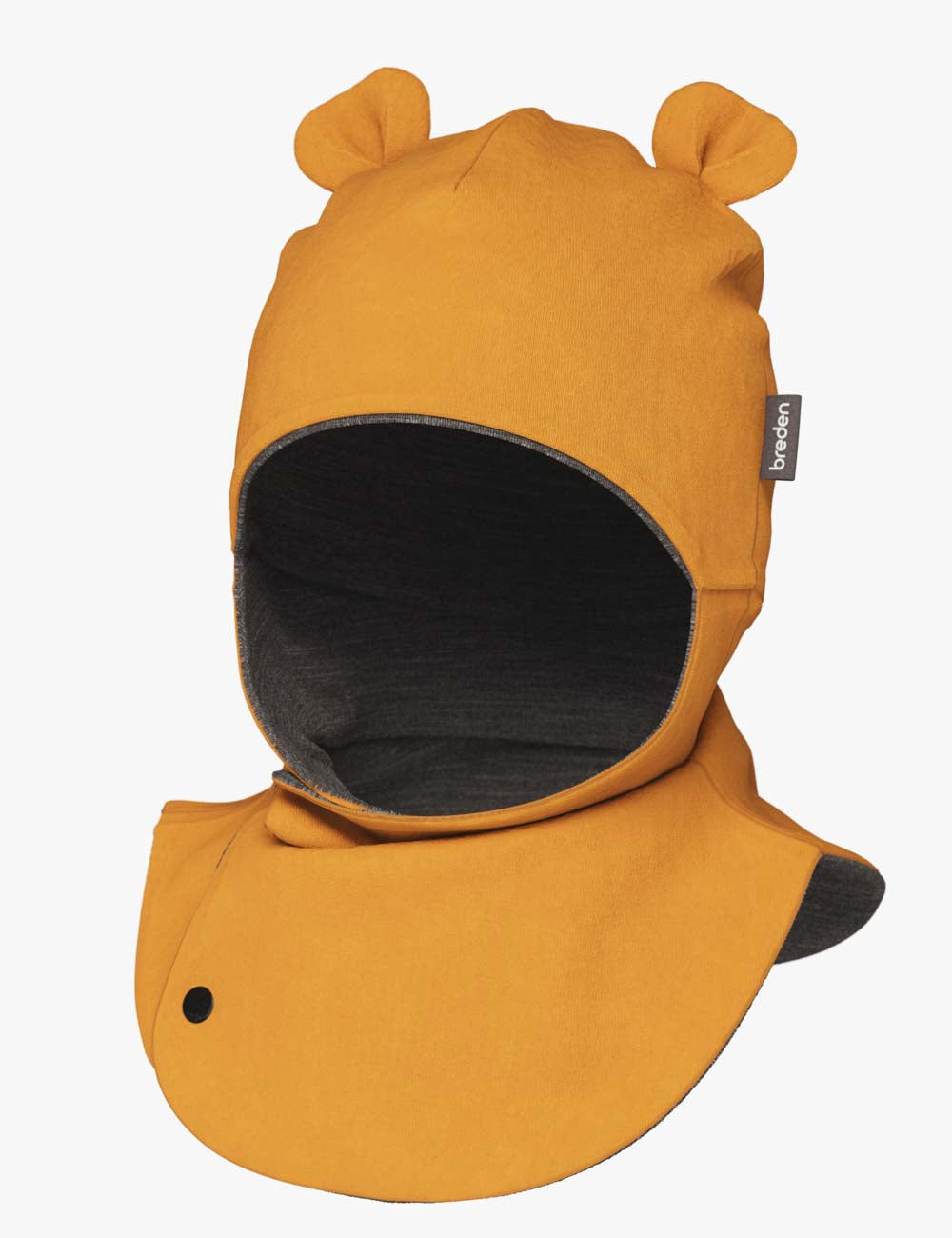 Breden vauvan merinovilla balaclava neppareilla oranssi