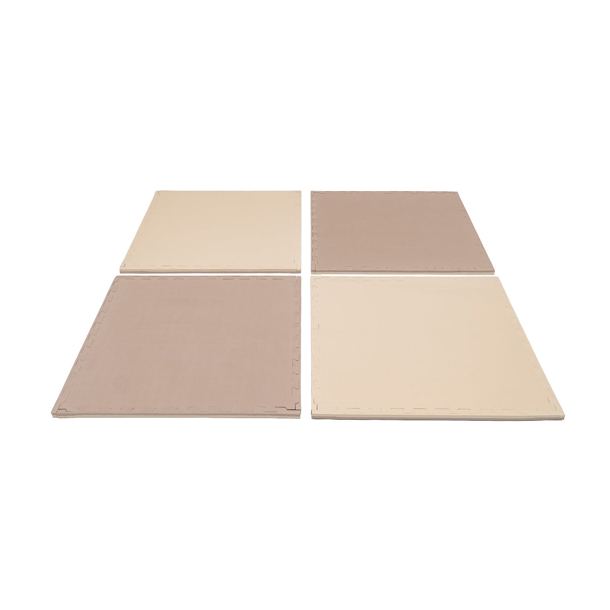 Iso vaahtomuovipalapelimatto - Beige / Dark Beige