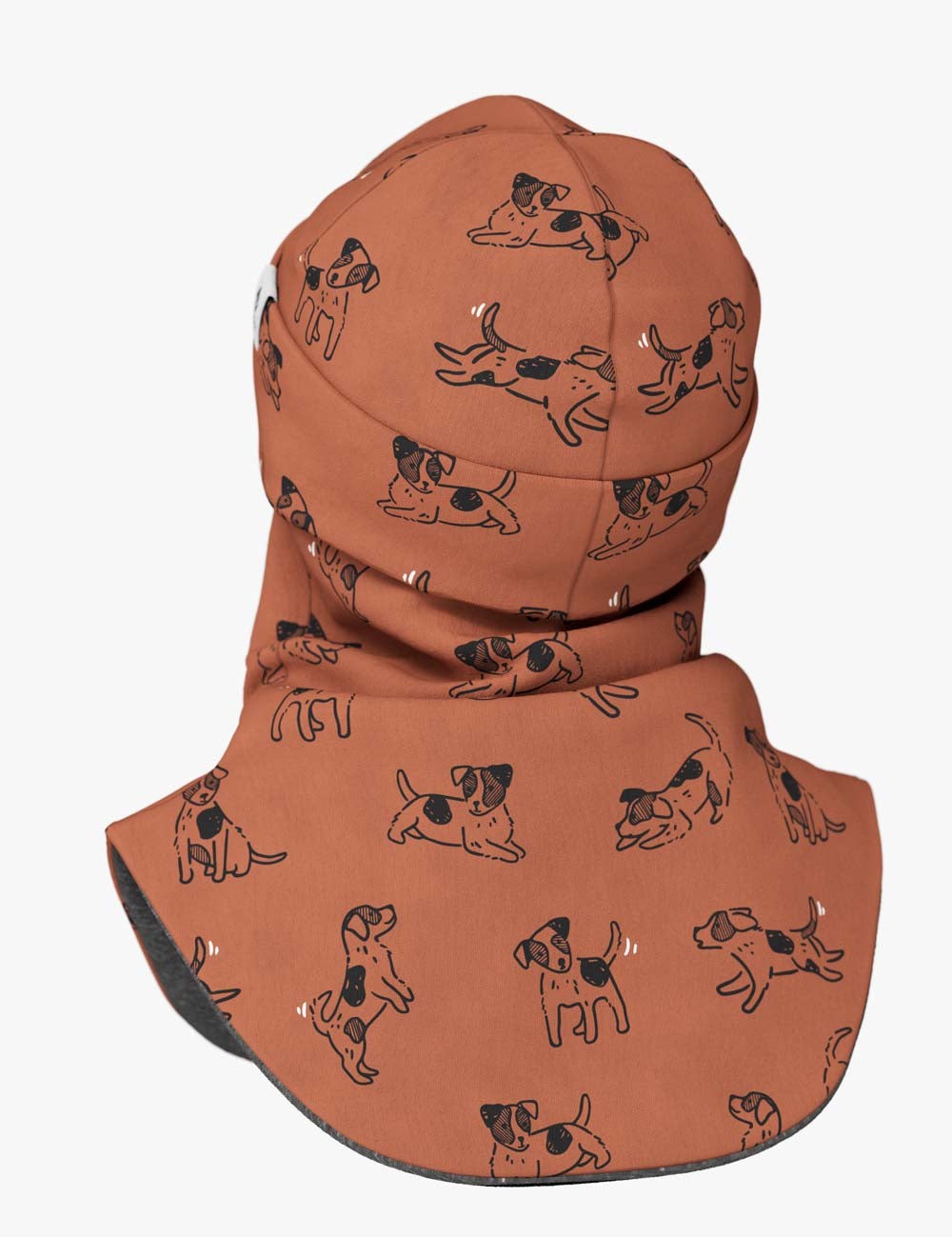Lasten merinovillainen balaclava - Brem, Copper dogs