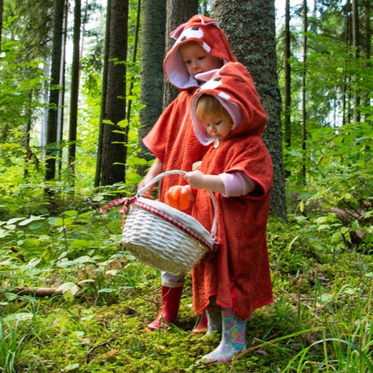 Lasten pyyheponcho kettu