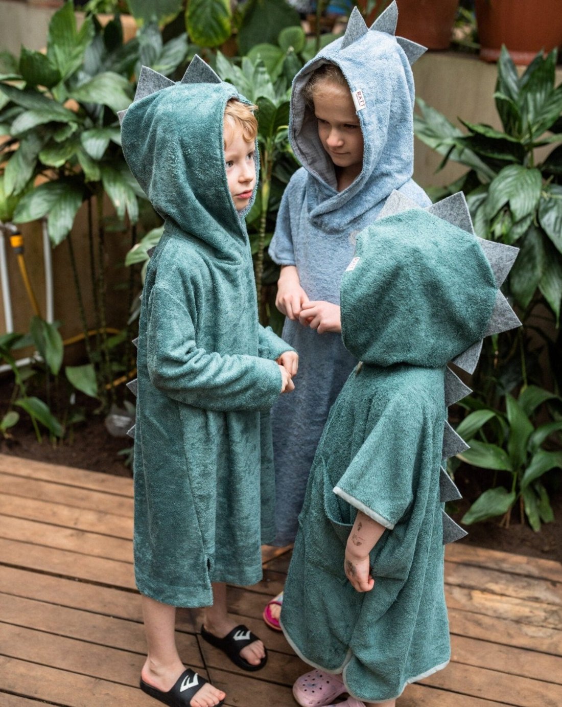 Lasten pyyheponchot Dinosaurus