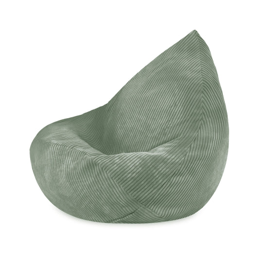 PLUSH NEST säkkituoli, premium-sametti – Vihreä