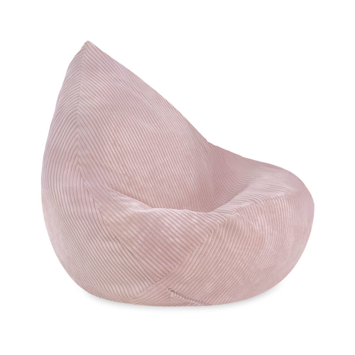 Plush nest Lasten säkkituoli (85 × 80 × 75 cm) – Vaaleanpunainen premium-sametti