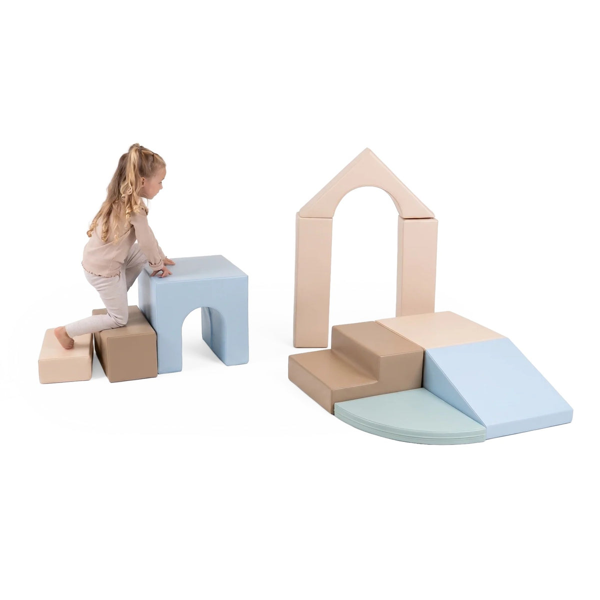 Soft Play 10 leikkimoduulin-setti - Earth Pastel