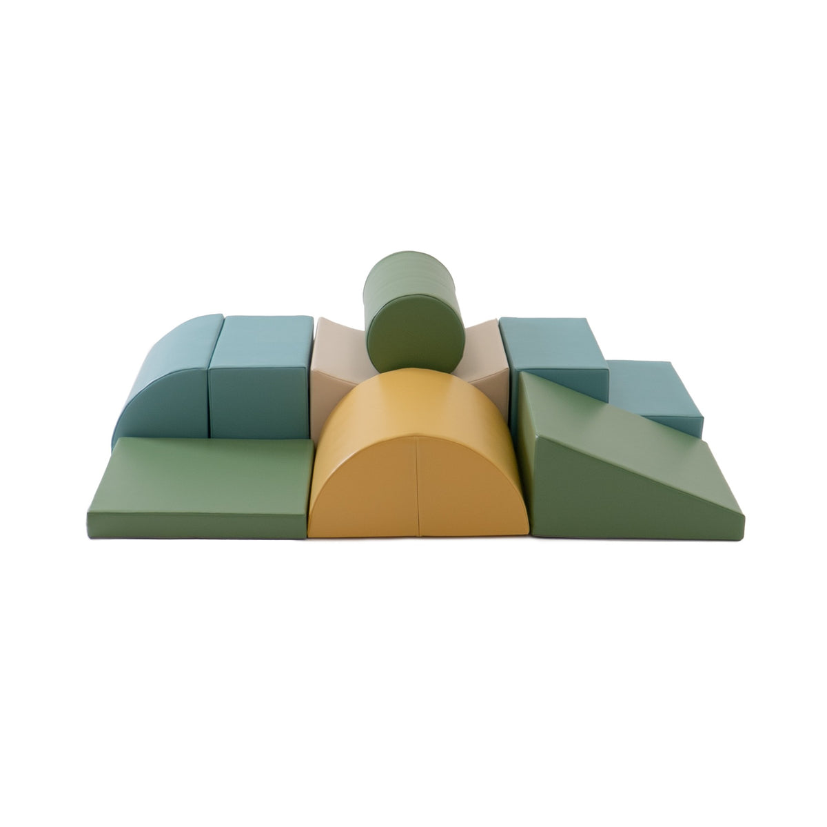 Soft Play, 8 leikkimoduulin-setti - Turkoosi pastelli, Adventurer