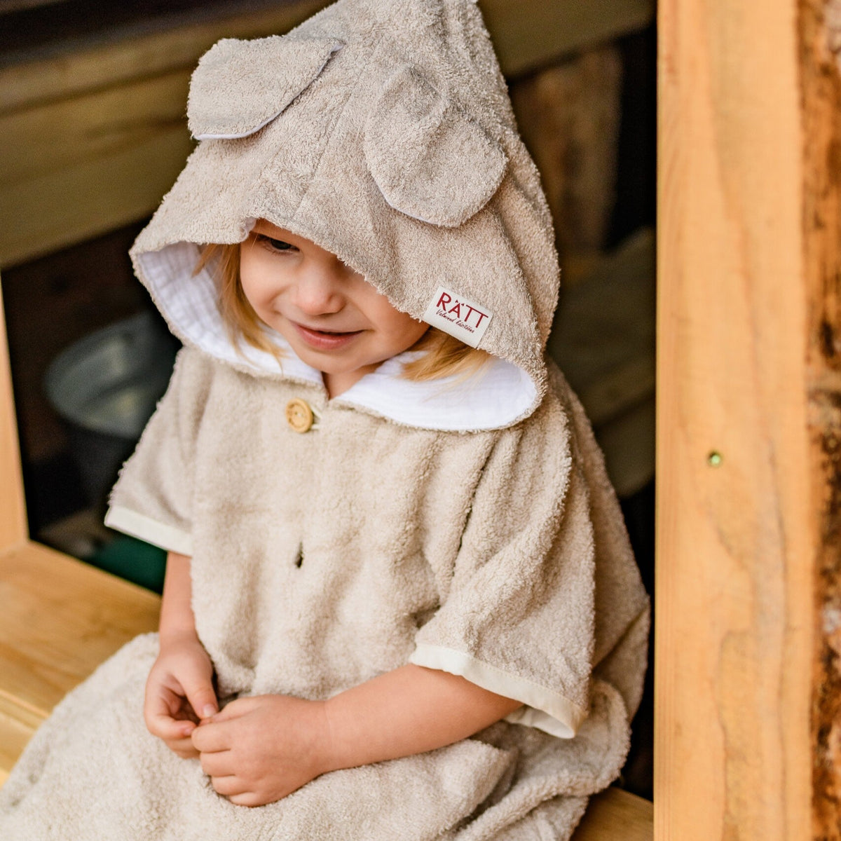 Taaperon pyyheponcho, Nalle