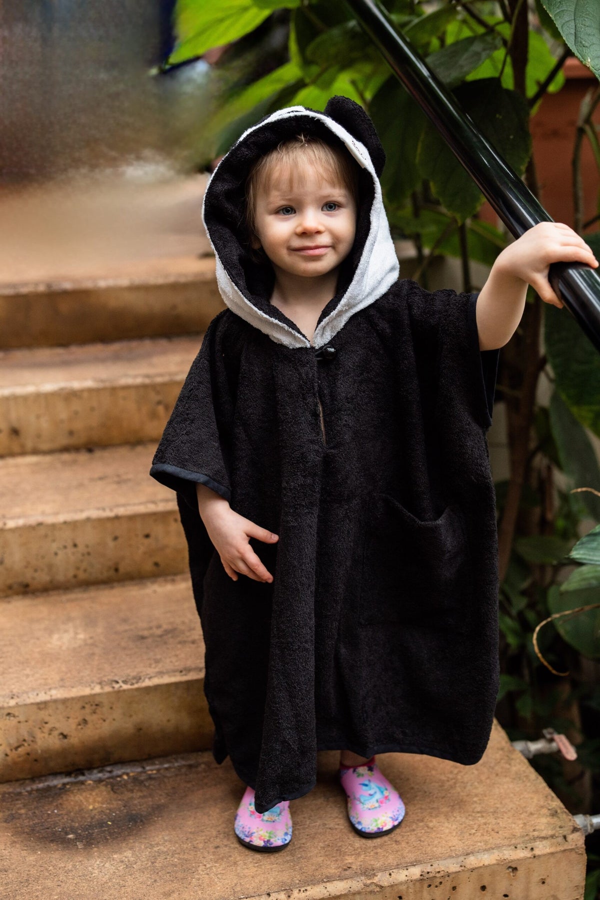 Taaperon pyyheponcho panda
