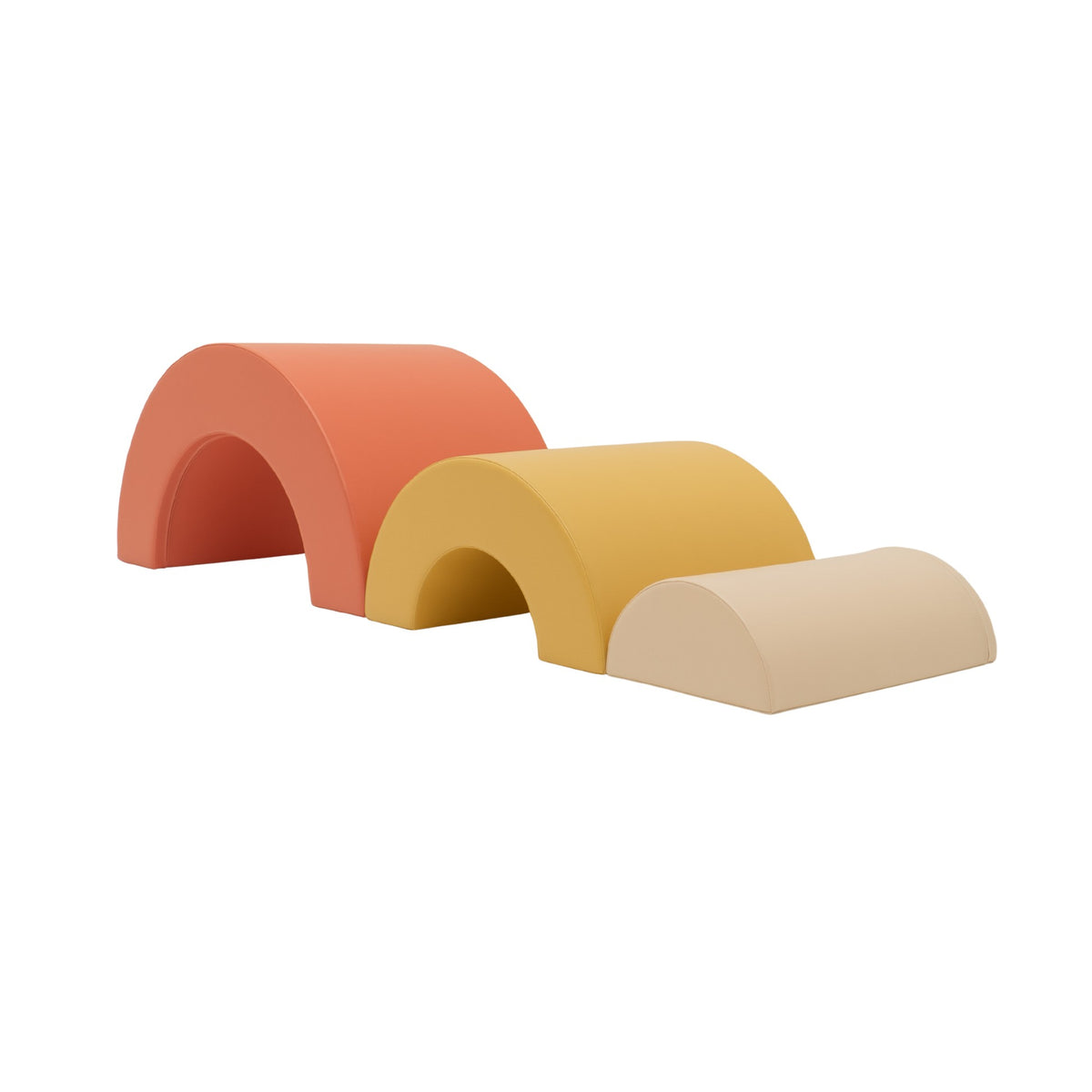 kaarevat leikkimoduulit lapselle - Pastel Pink