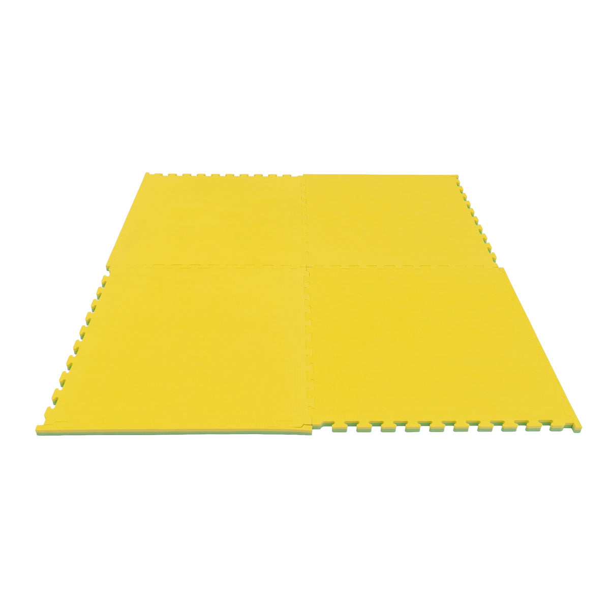Large Foam Puzzle Mats - Spring Green / Yellow