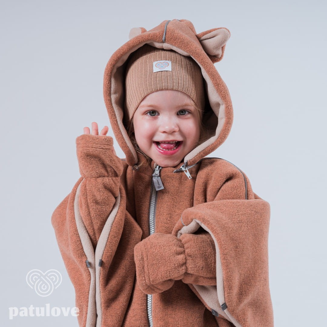 Lasten turvaistuinviitta, lasten autoponcho, Kettu