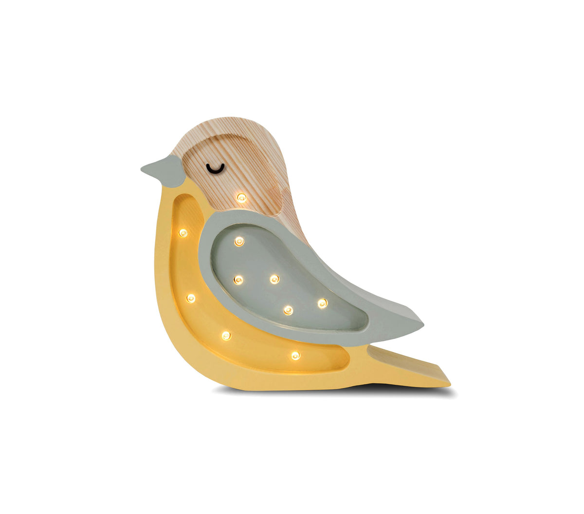 Little Lights Bird Mini Lamp-hennon vihreä