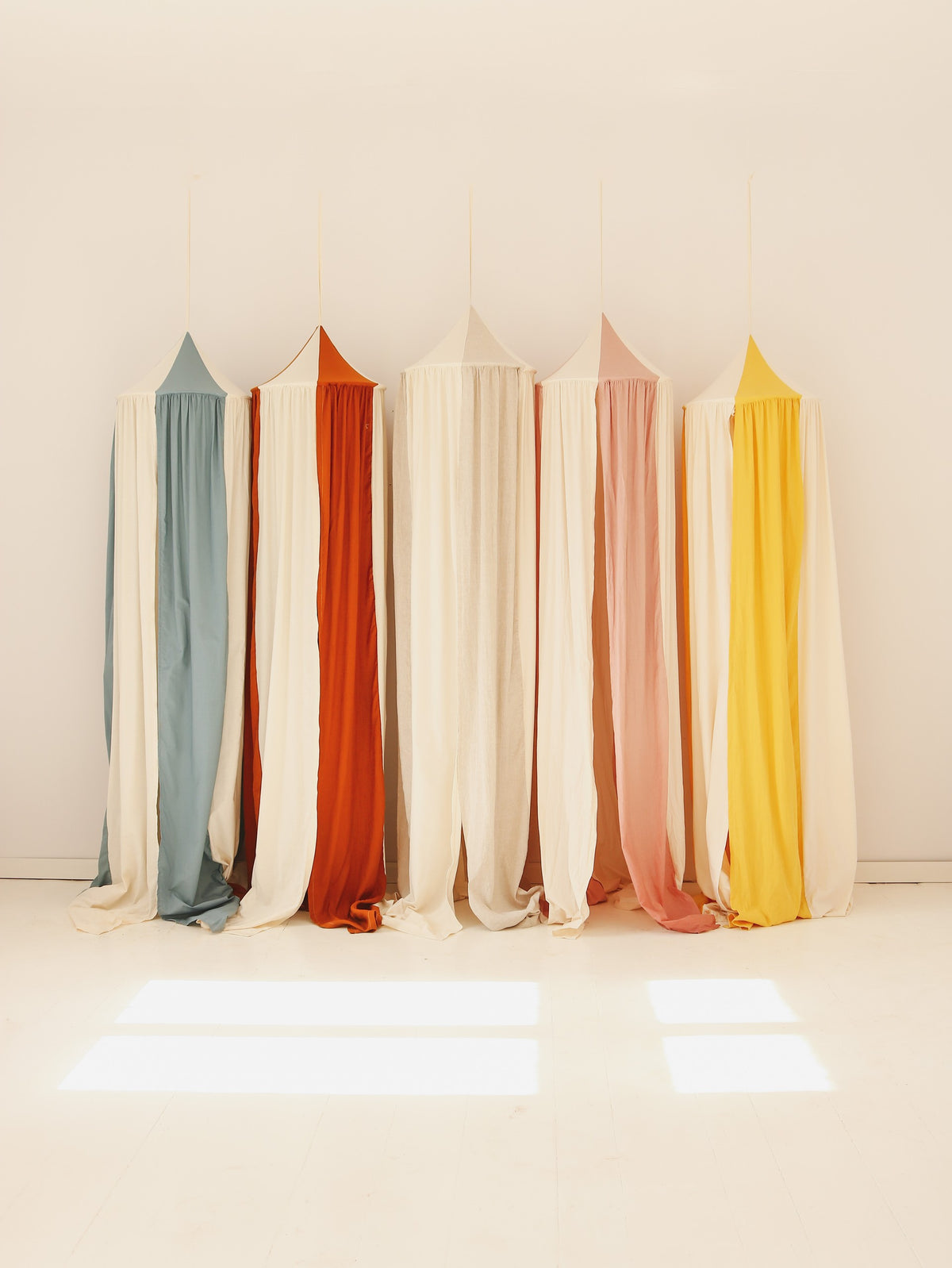 Organic Cotton and Linen Canopy - Cream Circus