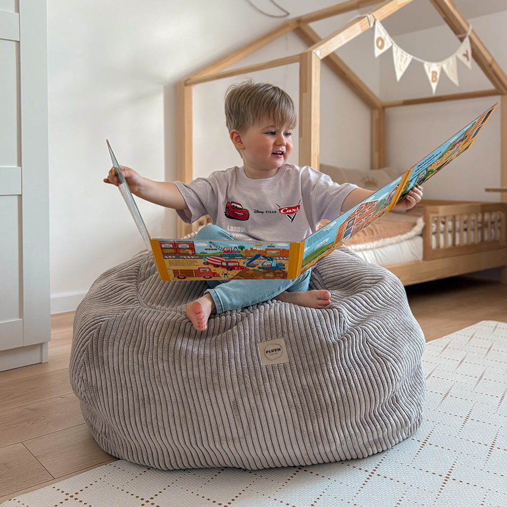 PLUSH NEST säilytyspussi leluille / rahi, vihreä sametti - 82x82cm