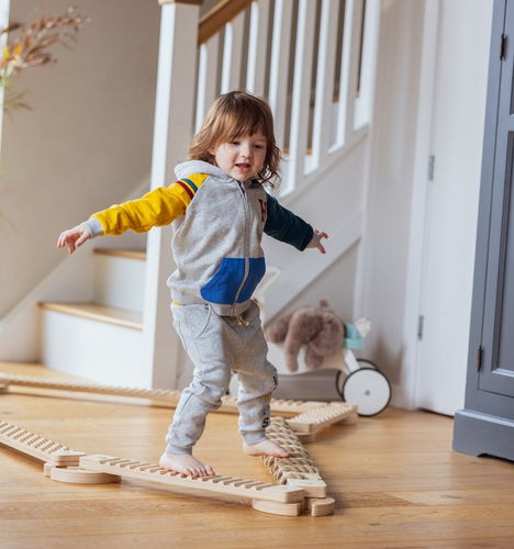 TipiToo® lasten isot tasapainopalkit leikkeihin, 3 kpl setti - Jute Rope
